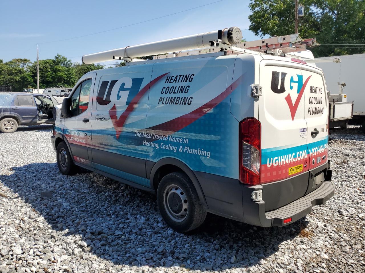 2017 Ford Transit VIN 1FTYE1YMXHKB38596 Copart auction photo, front end / minor dent/scratches damage thumbnail 2