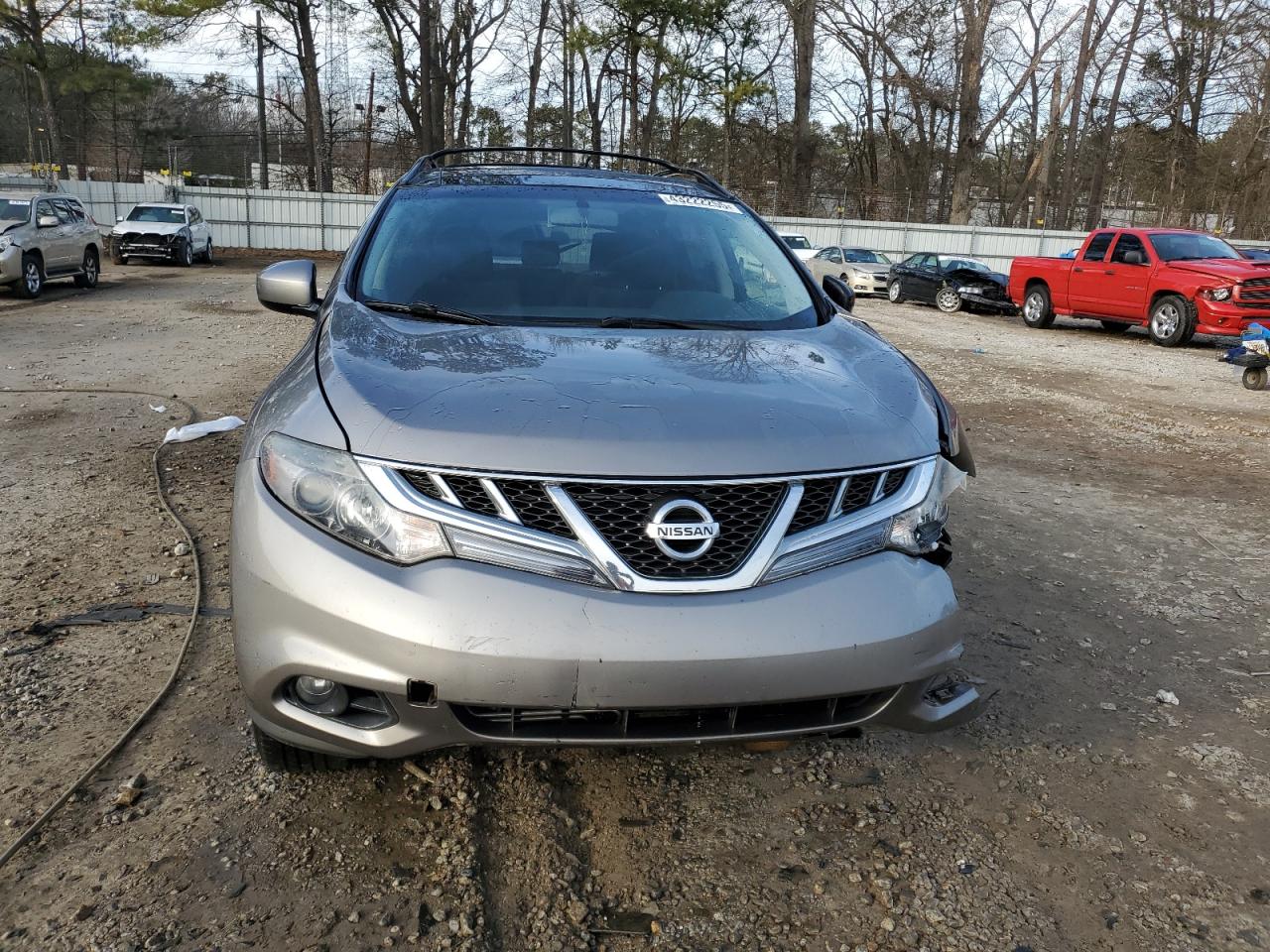 2011 Nissan Murano VIN JN8AZ1MU3BW055477 Copart auction photo, front end / side damage thumbnail 5
