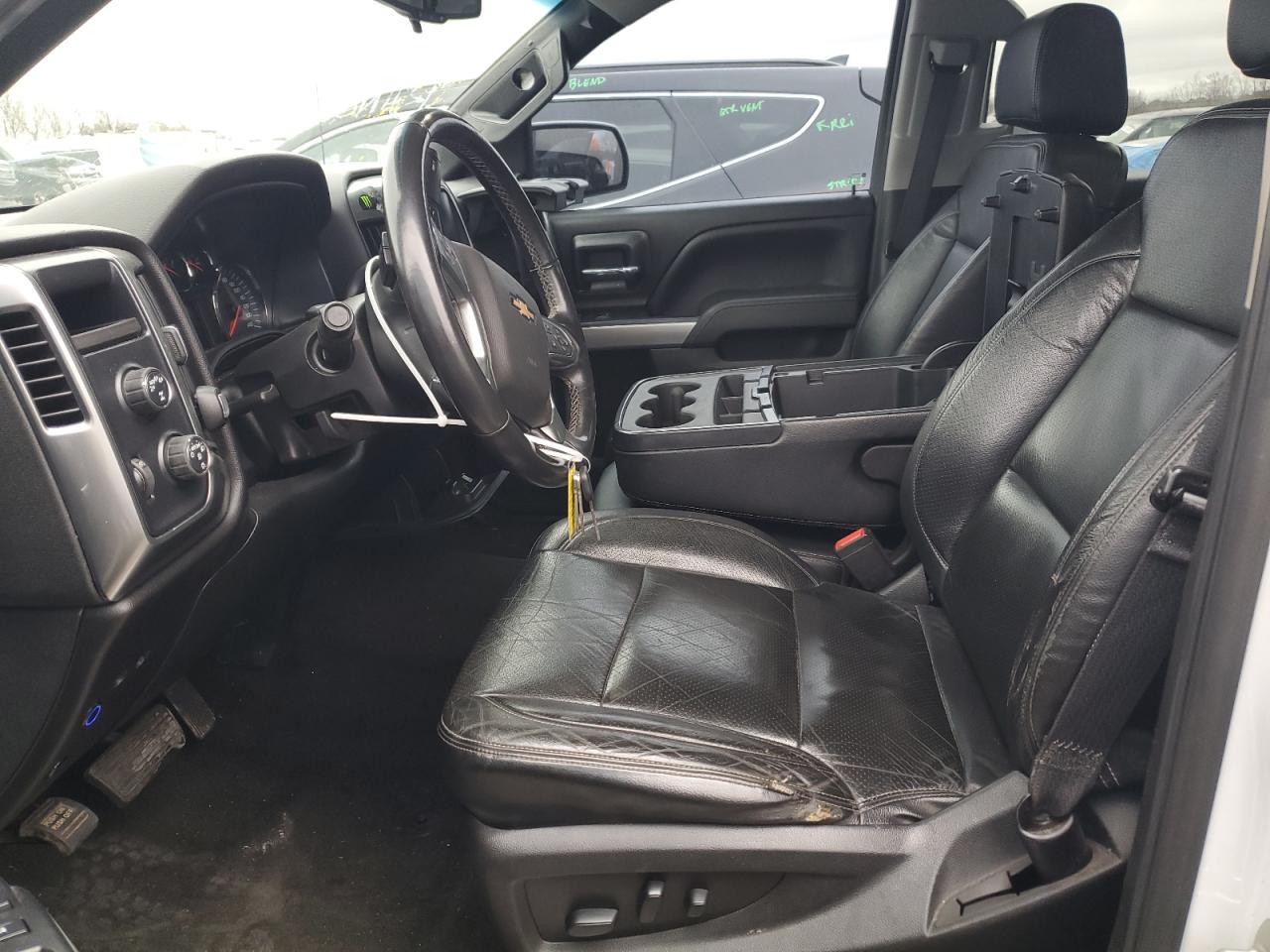 2018 Chevrolet Silverado VIN 3GCUKREC6JG393695 Copart auction photo, undercarriage / front end damage thumbnail 7