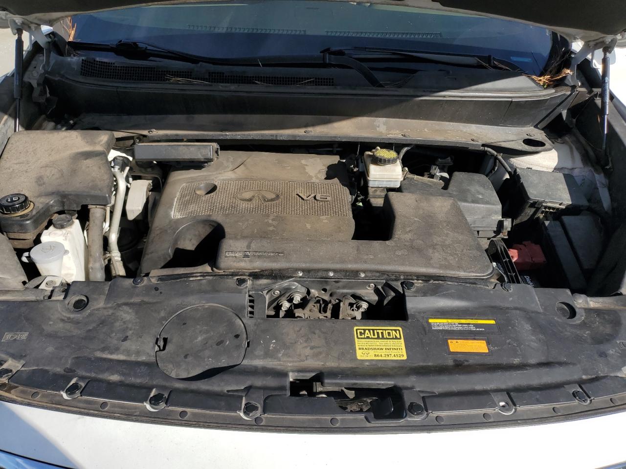 2014 Infiniti QX60 VIN 5N1AL0MN2EC552697 Copart auction photo, front end / side damage thumbnail 12