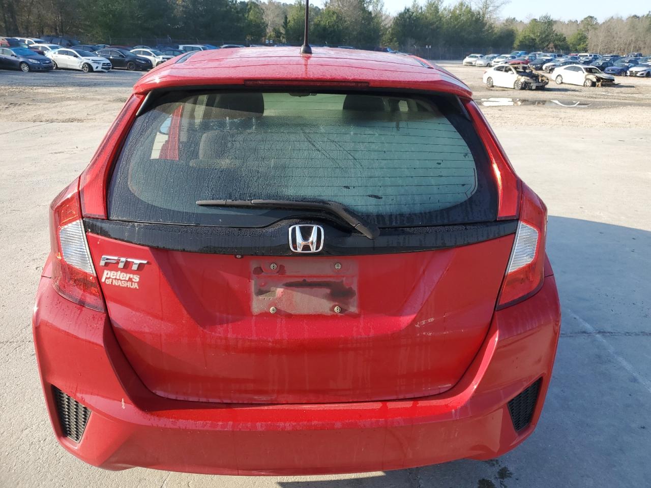 2016 Honda Fit VIN JHMGK5H57GX026147 Copart auction photo, side damage thumbnail 6
