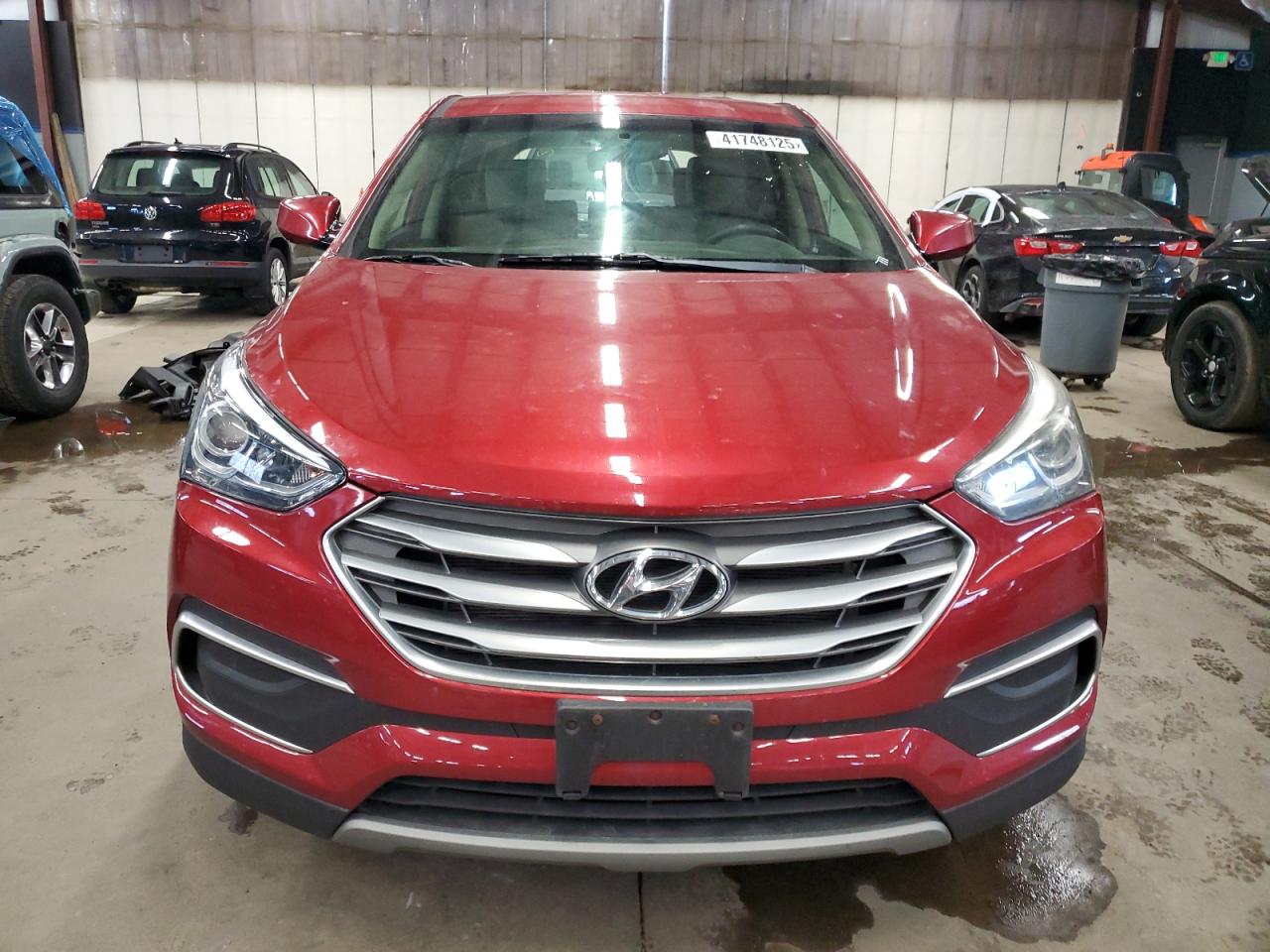 2018 Hyundai Santa Fe VIN 5XYZTDLB9JG533379 Copart auction photo, rear end / minor dent/scratches damage thumbnail 5