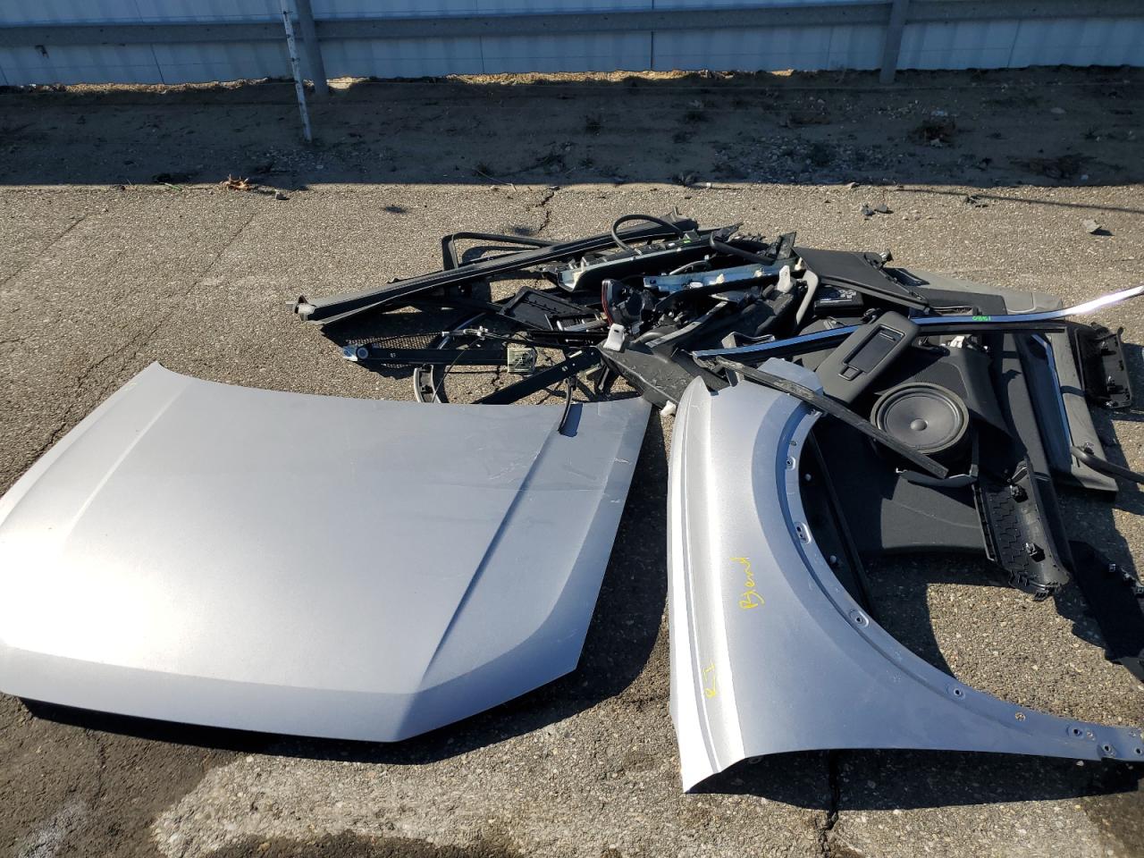 2024 Audi Q3 VIN WA1AUCF3XR1099178 Copart auction photo, side / front end damage thumbnail 13