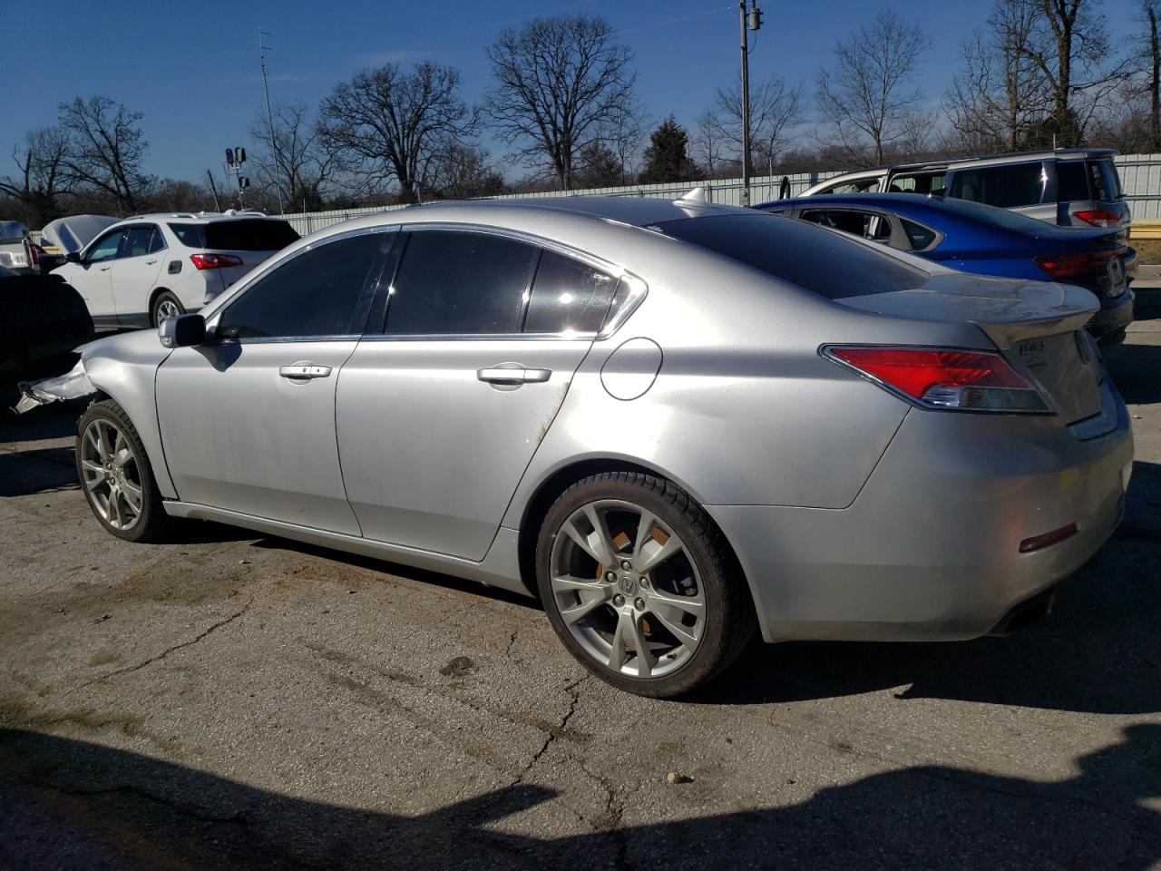 2012 Acura TL VIN 19UUA9F72CA003344 Copart auction photo, front end / minor dent/scratches damage thumbnail 2