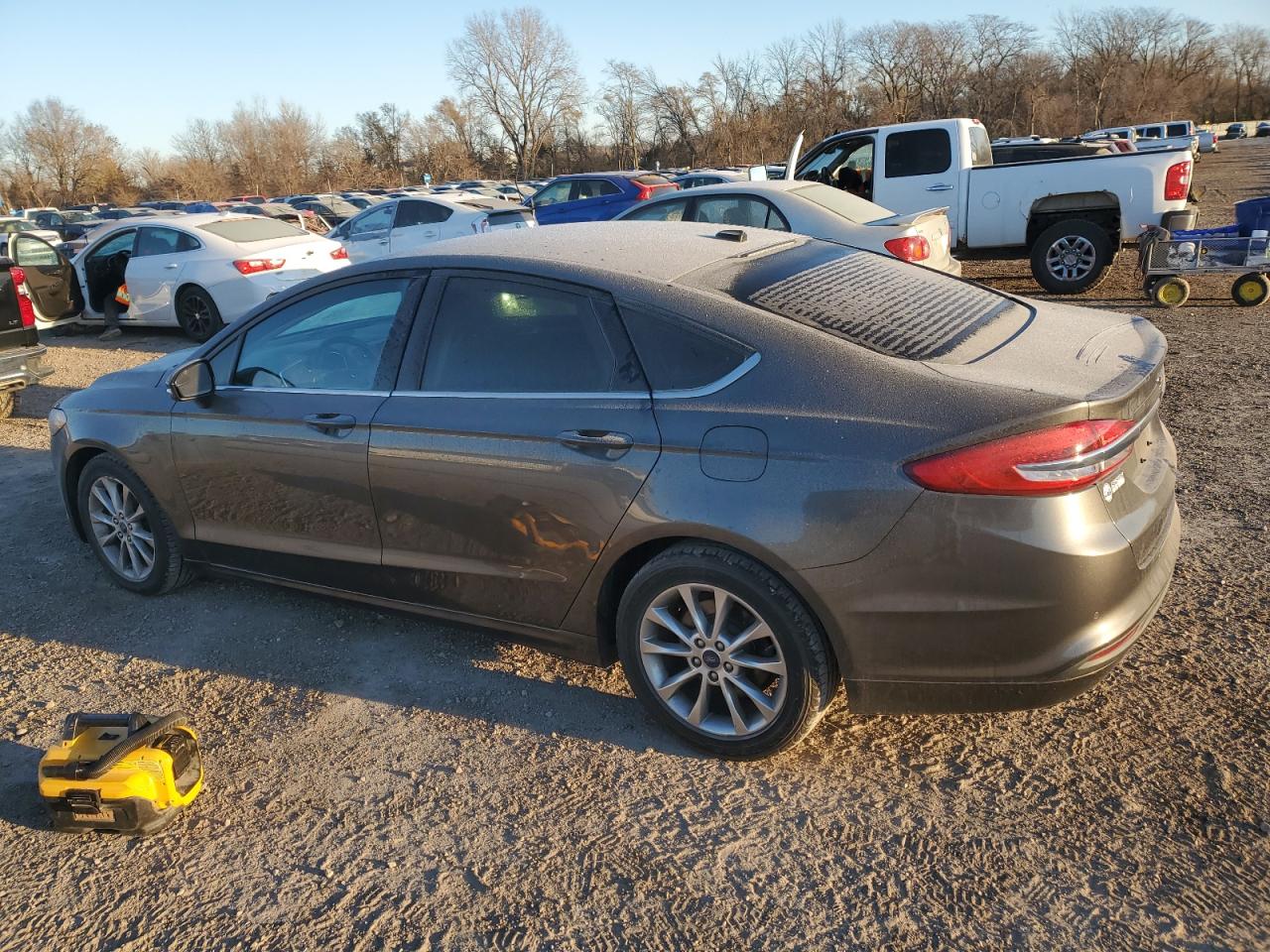 2017 Ford Fusion VIN 3FA6P0HD2HR155969 Copart auction photo, side damage thumbnail 2