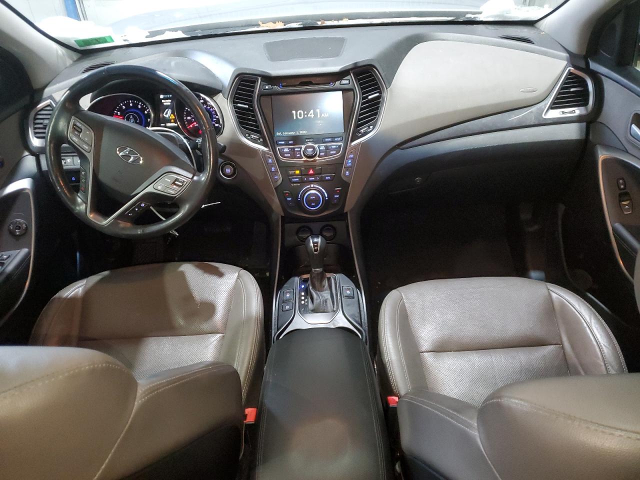 2015 Hyundai Santa Fe VIN KM8SRDHF8FU124366 Copart auction photo, undercarriage damage thumbnail 8