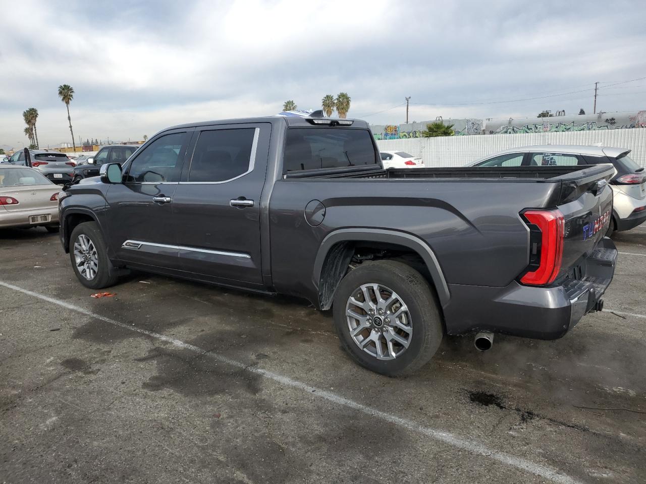 2023 Toyota Tundra VIN 5TFMA5BC7PX002588 Copart auction photo, side damage thumbnail 2