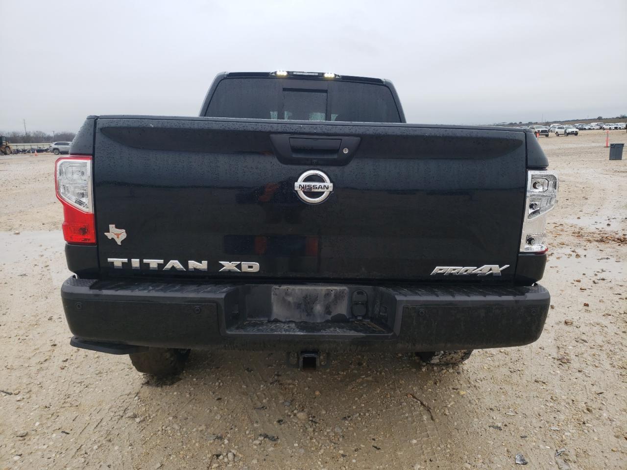 2017 Nissan Titan VIN 1N6BA1F48HN535966 Copart auction photo, front end / side damage thumbnail 6