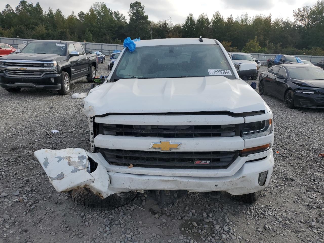 2016 Chevrolet Silverado VIN 1GCVKREC3GZ351501 Copart auction photo, side / front end damage thumbnail 5