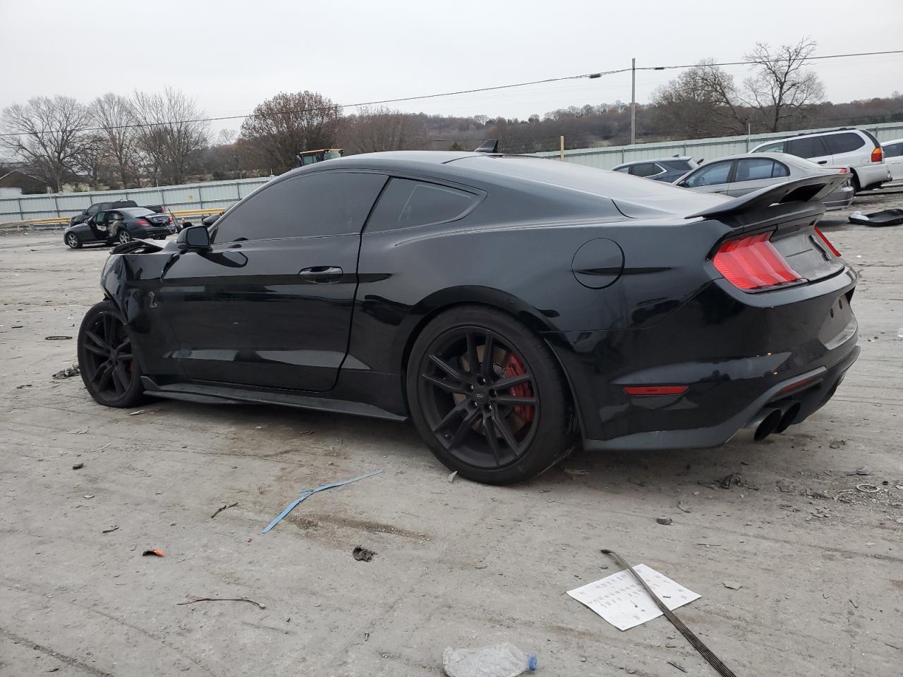 2020 Ford Mustang VIN 1FA6P8SJ9L5505512 Copart auction photo, front end damage thumbnail 2