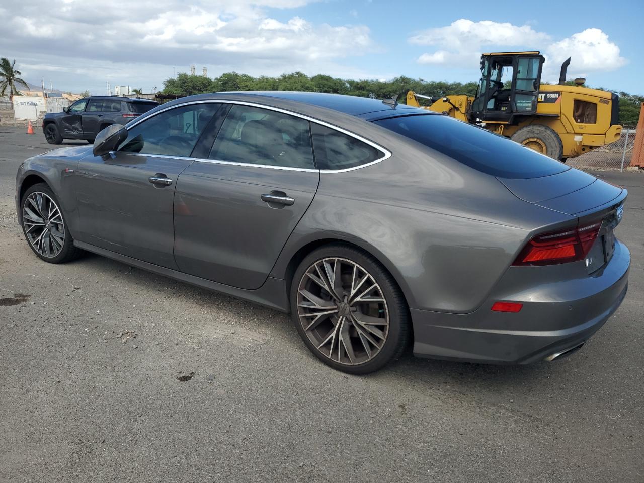 2016 Audi A7 VIN WAUWGAFC2GN040555 Copart auction photo, side / front end damage thumbnail 2