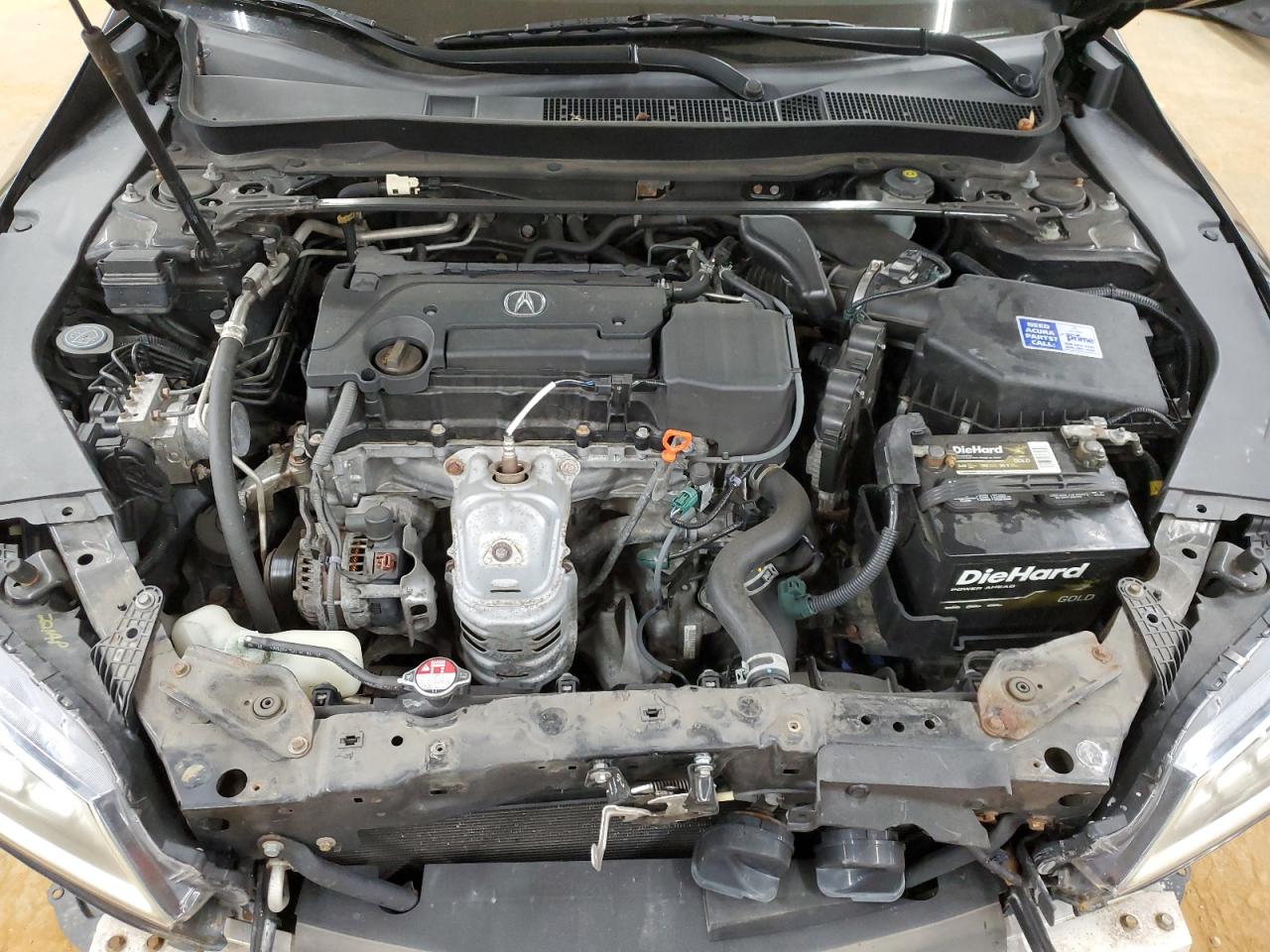 2015 Acura TLX VIN 19UUB1F57FA016379 Copart auction photo, rear end / front end damage thumbnail 13
