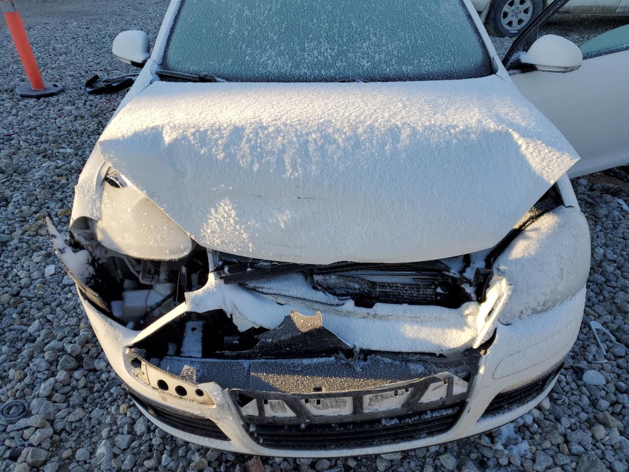 2010 Volkswagen Jetta VIN 3VWRJ7AJ7AM046389 Copart auction photo, front end / side damage thumbnail 12