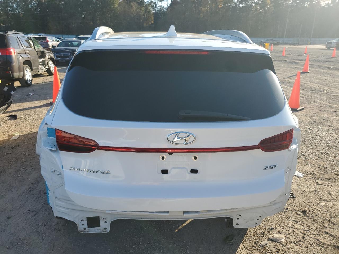 2022 Hyundai Santa Fe VIN 5NMS54AL1NH441458 Copart auction photo, rear end damage thumbnail 6