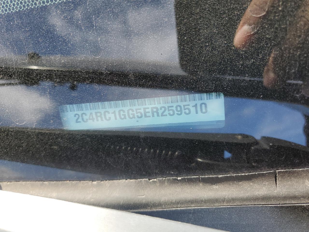 2014 Chrysler Town & Country VIN 2C4RC1GG5ER259510 Copart auction photo, front end damage thumbnail 13