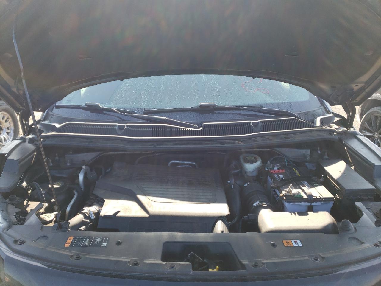 2015 Ford Explorer VIN 1FM5K8GT1FGC44184 Copart auction photo, front end / side damage thumbnail 12