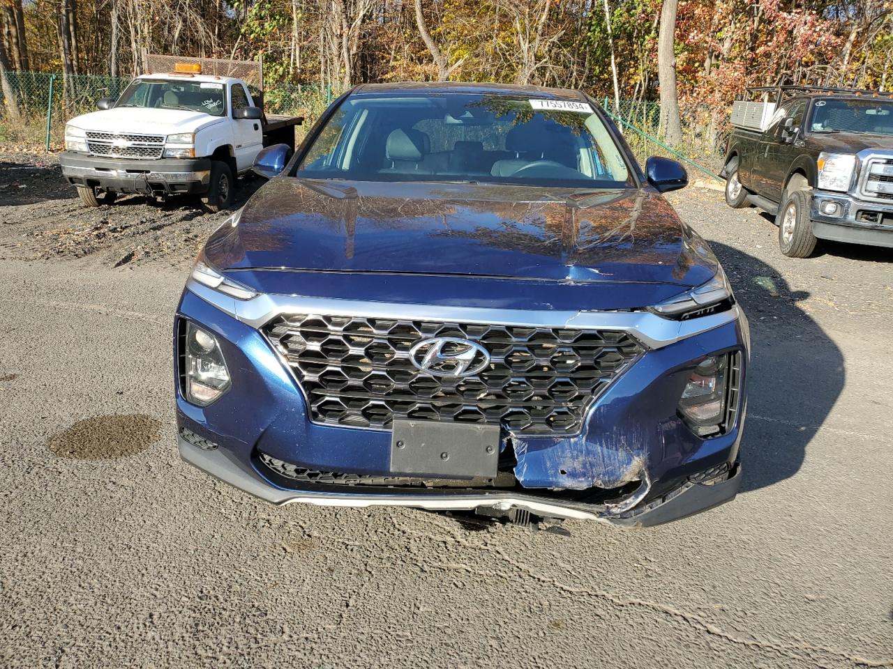2020 Hyundai Santa Fe VIN 5NMS2CAD3LH240993 Copart auction photo, front end / minor dent/scratches damage thumbnail 5