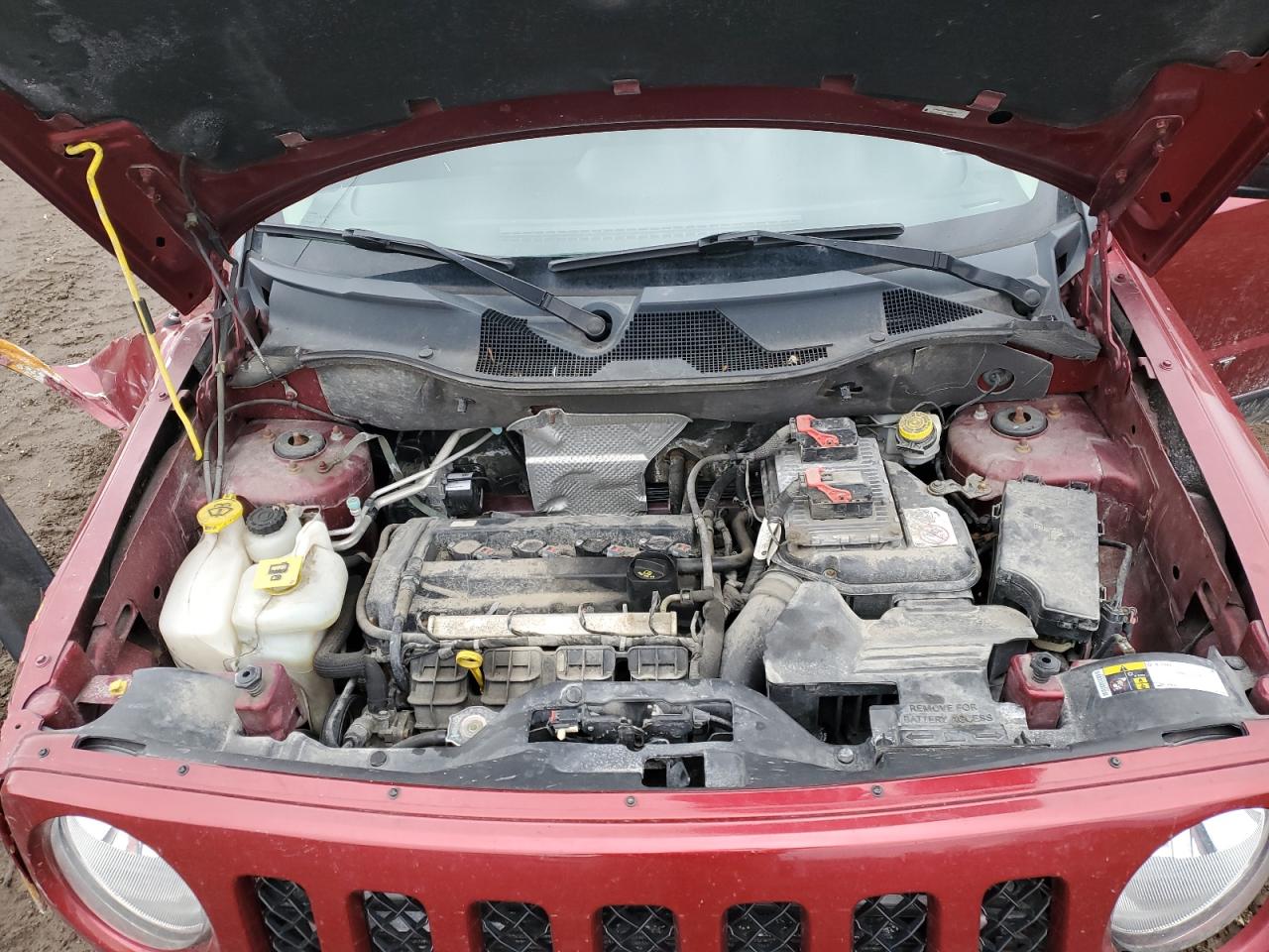 2014 Jeep Liberty (Patriot) VIN 1C4NJTFA0ED928175 Copart auction photo, front end damage thumbnail 14