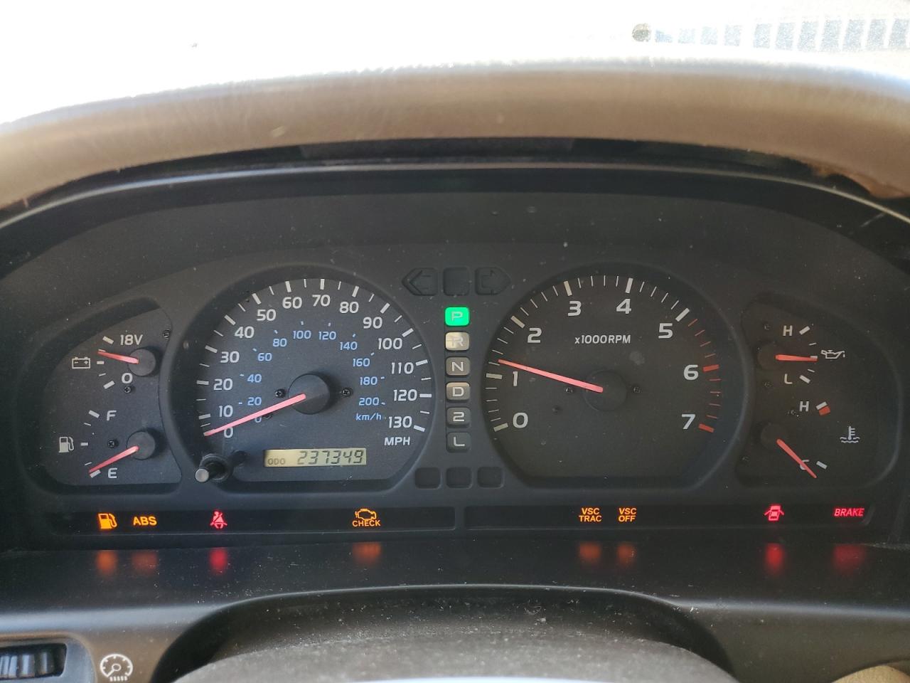 2000 Toyota Land Cruiser VIN JT3HT05J7Y0108935 Copart auction photo, mechanical / side damage thumbnail 9