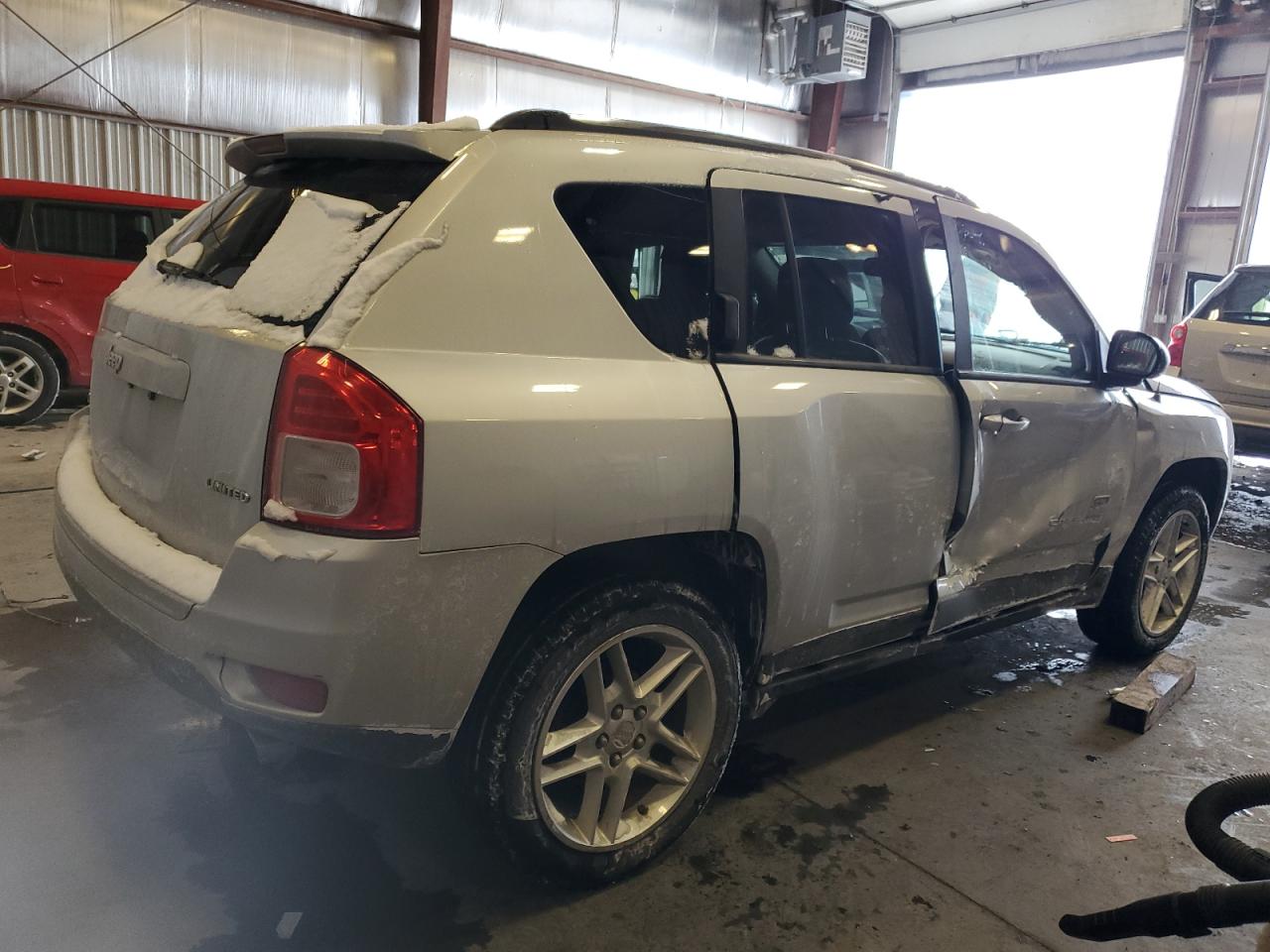 2011 Jeep Compass VIN 1J4NF5FB6BD201420 Copart auction photo, side damage thumbnail 3