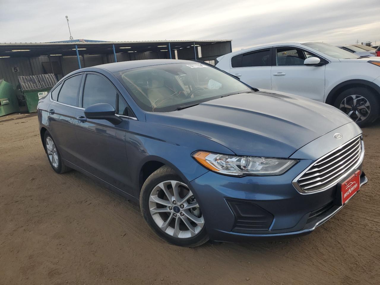 2019 Ford Fusion VIN 3FA6P0H72KR210163 Copart auction photo, side damage thumbnail 4