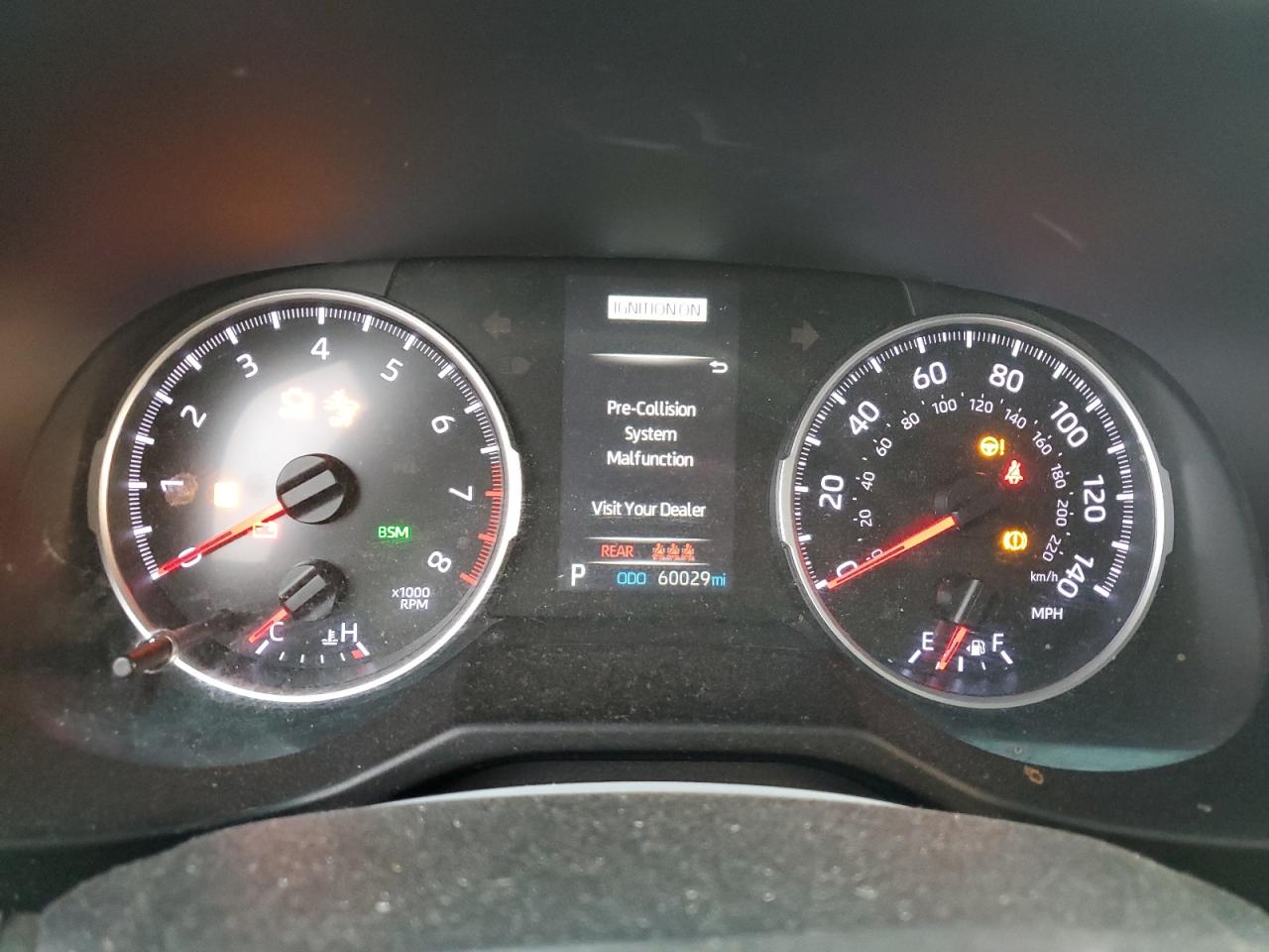 2020 Toyota RAV 4 VIN 2T3W1RFV9LC039573 Copart auction photo, front end damage thumbnail 9