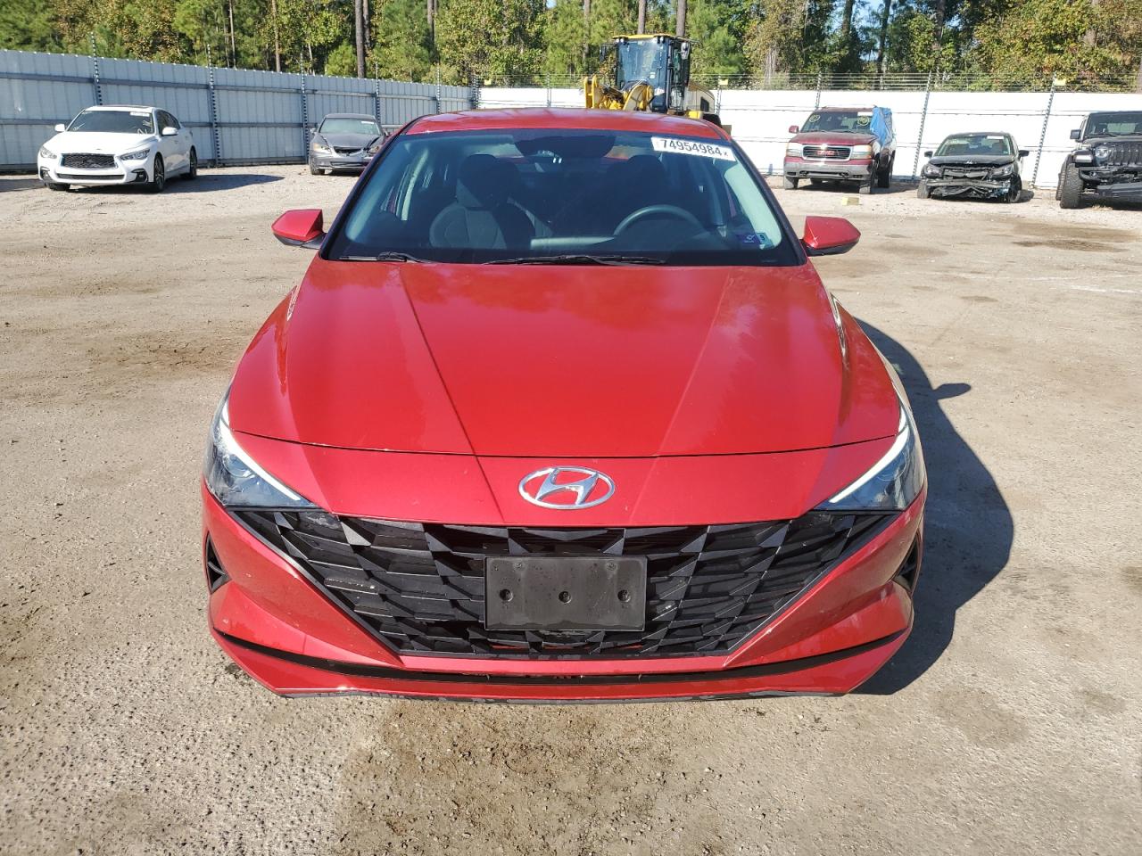 2022 Hyundai Elantra VIN 5NPLM4AG7NH068326 Copart auction photo, rear end / front end damage thumbnail 5
