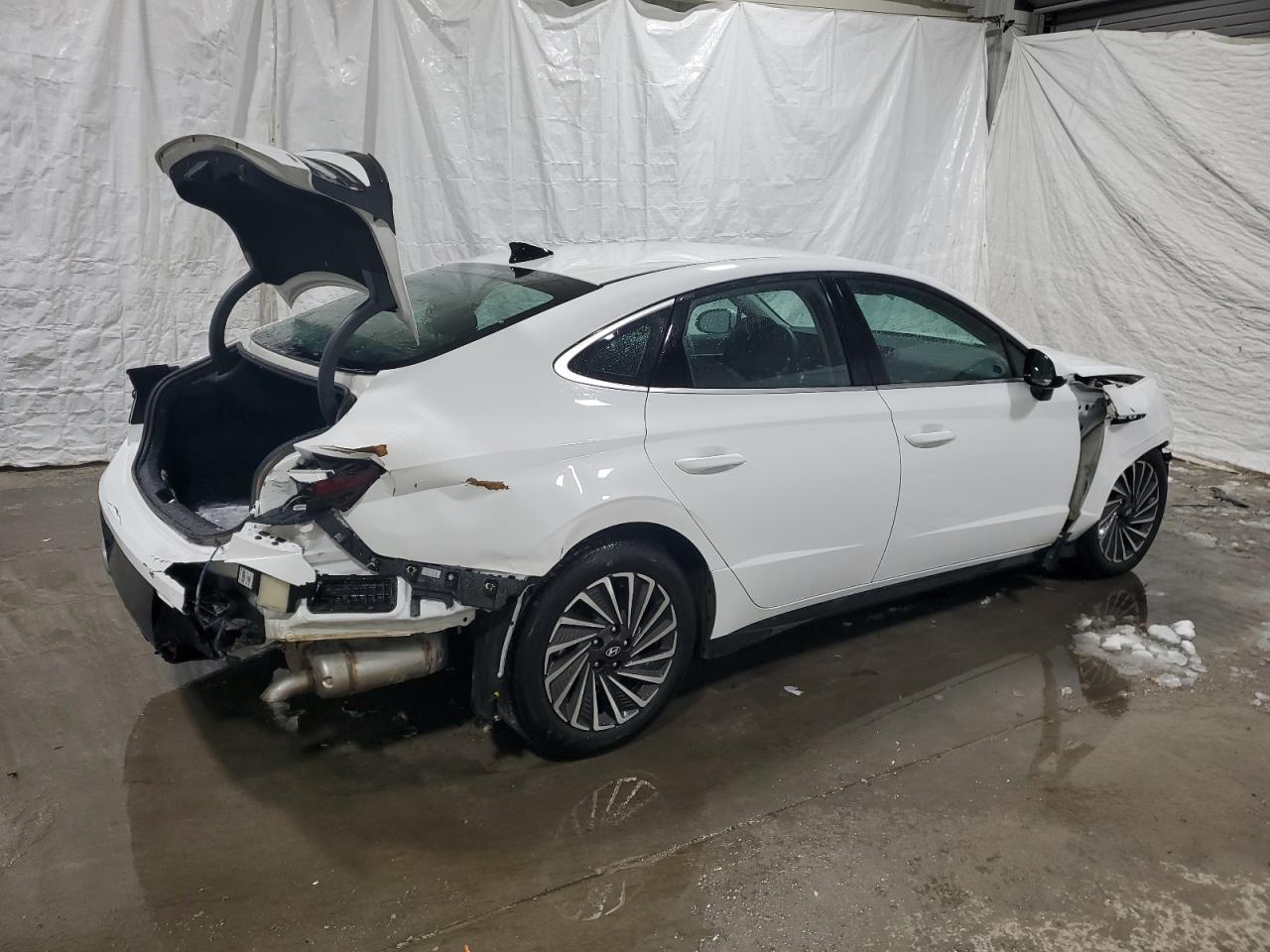 2024 Hyundai Sonata VIN KMHL34JJ8RA098569 Copart auction photo, front end / undercarriage damage thumbnail 3