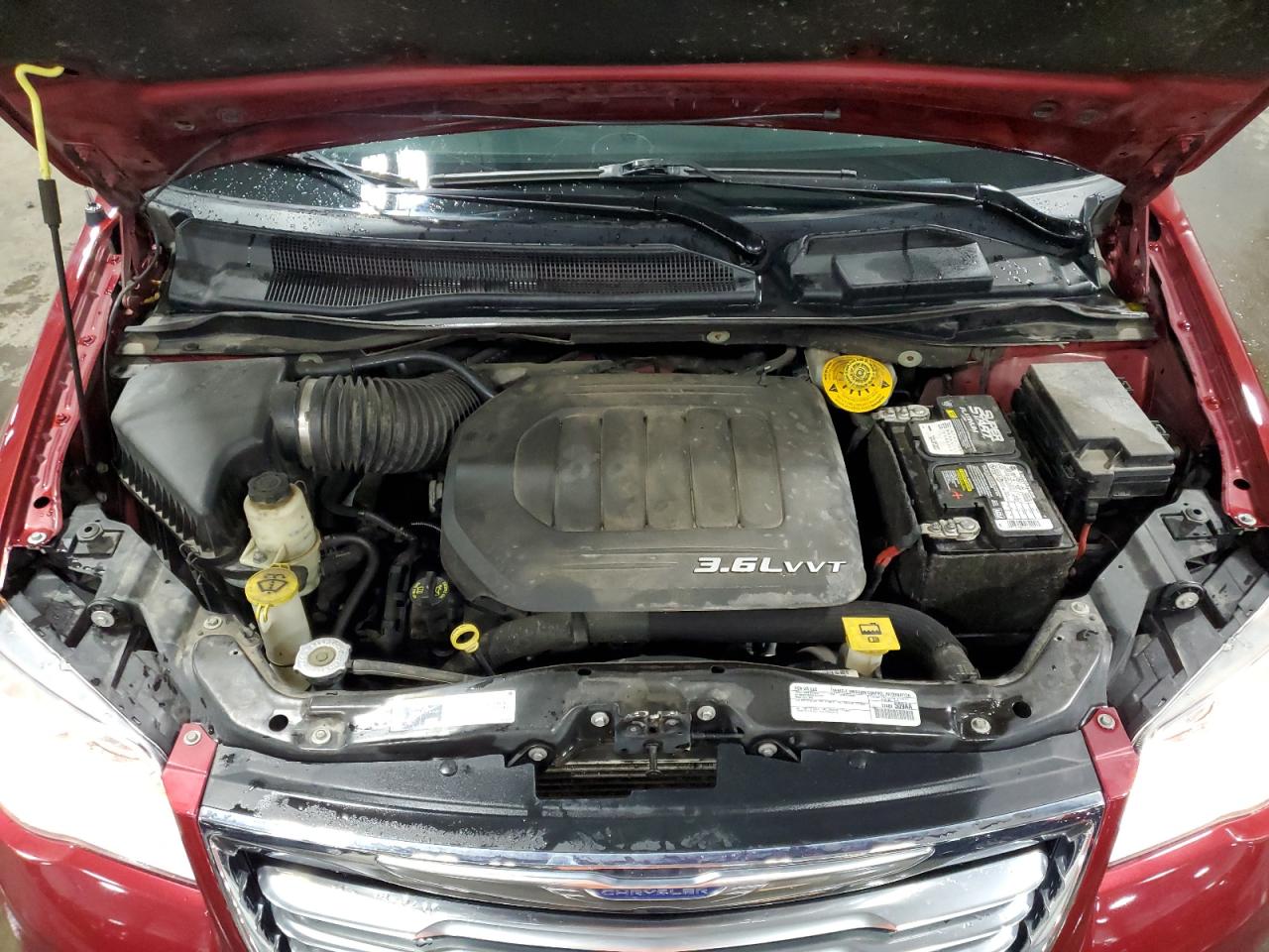 2016 Chrysler Town & Country VIN 2C4RC1BG9GR294206 Copart auction photo, side damage thumbnail 13