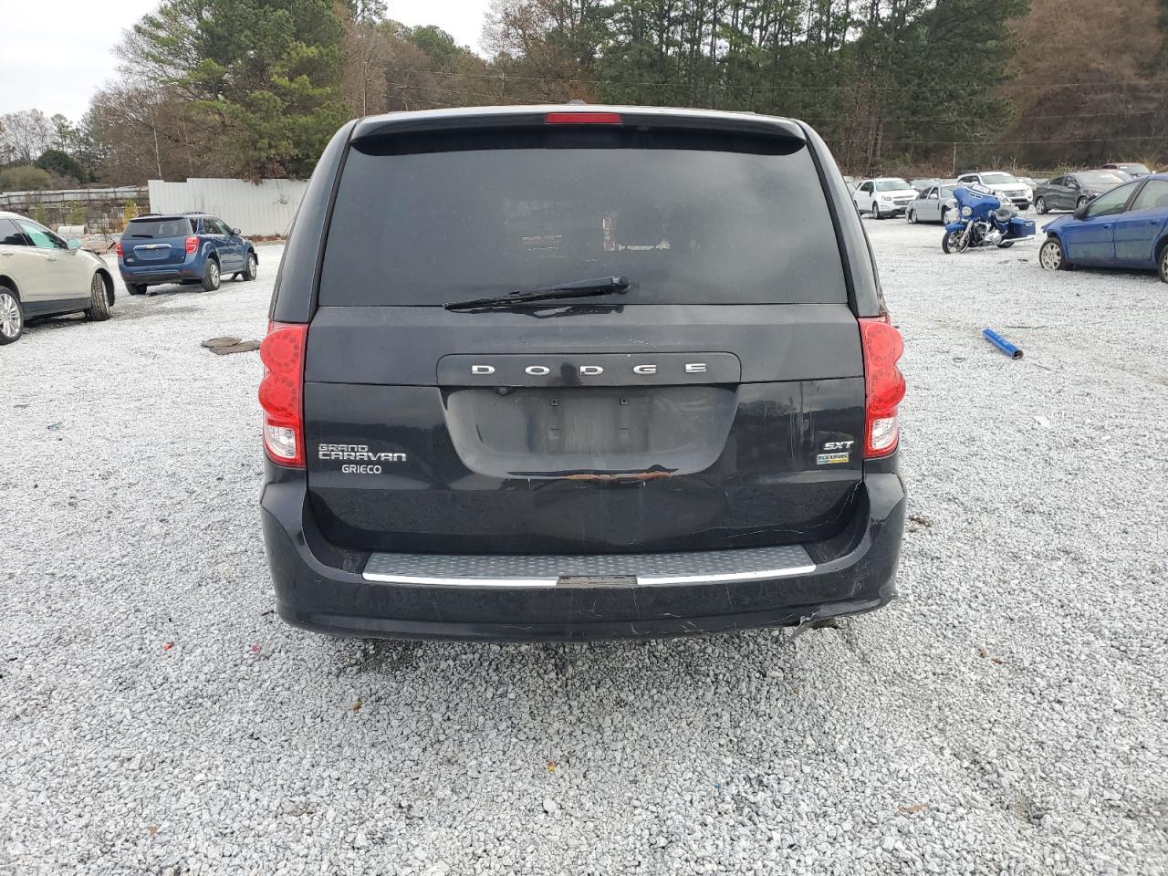 2017 Dodge Caravan VIN 2C4RDGCG7HR848228 Copart auction photo, burn / rear end damage thumbnail 6