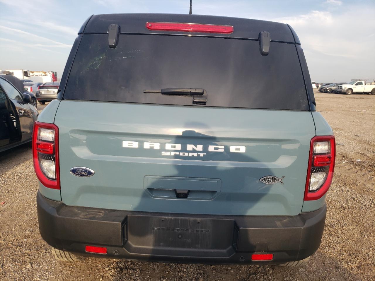 2023 Ford Bronco VIN 3FMCR9C69PRD15697 Copart auction photo, front end / side damage thumbnail 6