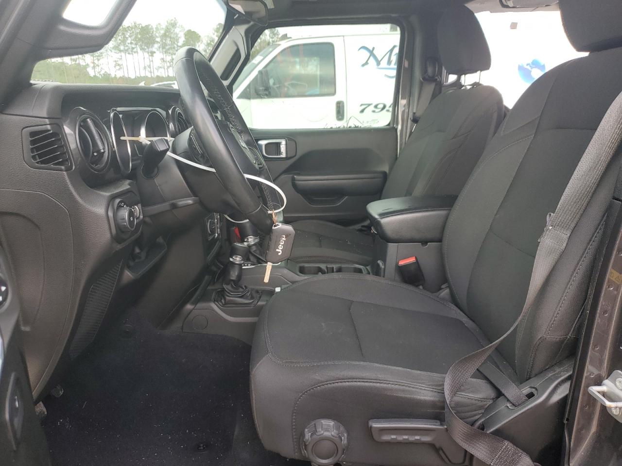 2021 Jeep Wrangler VIN 1C4HJXDN6MW814574 Copart auction photo, rollover damage thumbnail 7