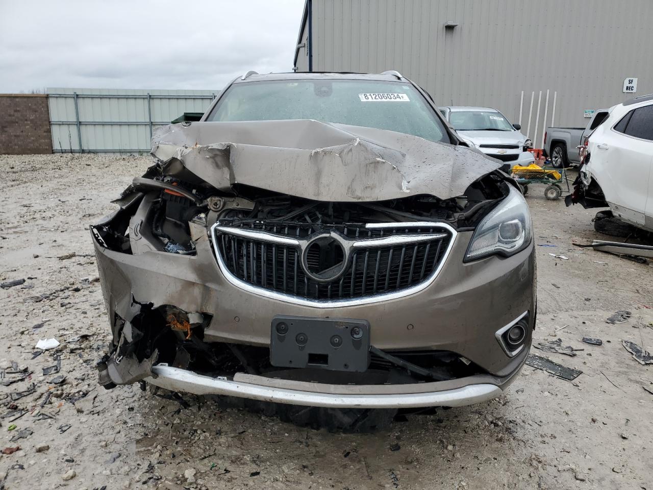 2019 Buick Envision VIN LRBFX3SX5KD004024 Copart auction photo, rollover damage thumbnail 5