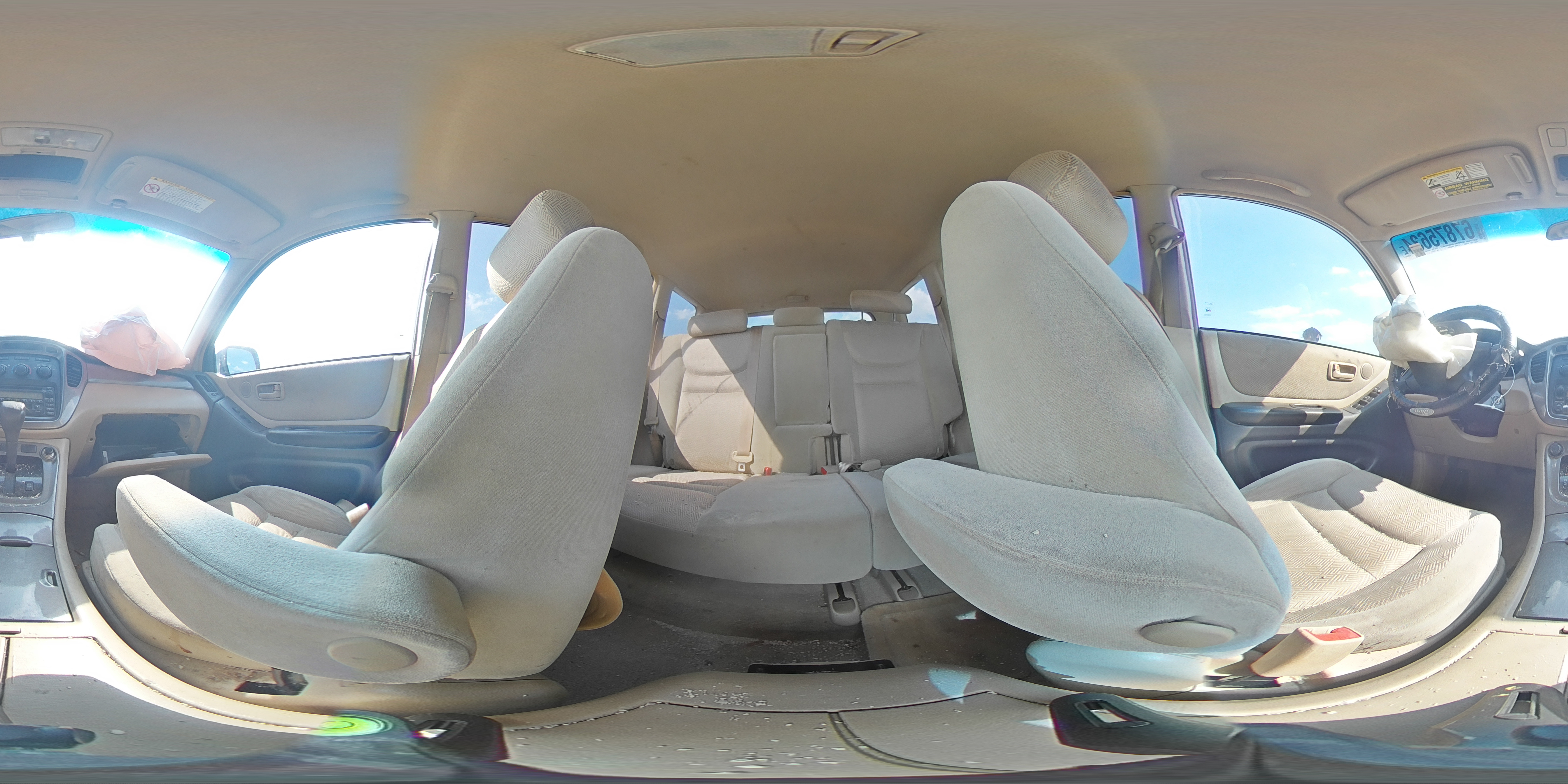 2003 Toyota Highlander VIN JTEGF21AX30117018 Copart auction photo, front end damage thumbnail 13