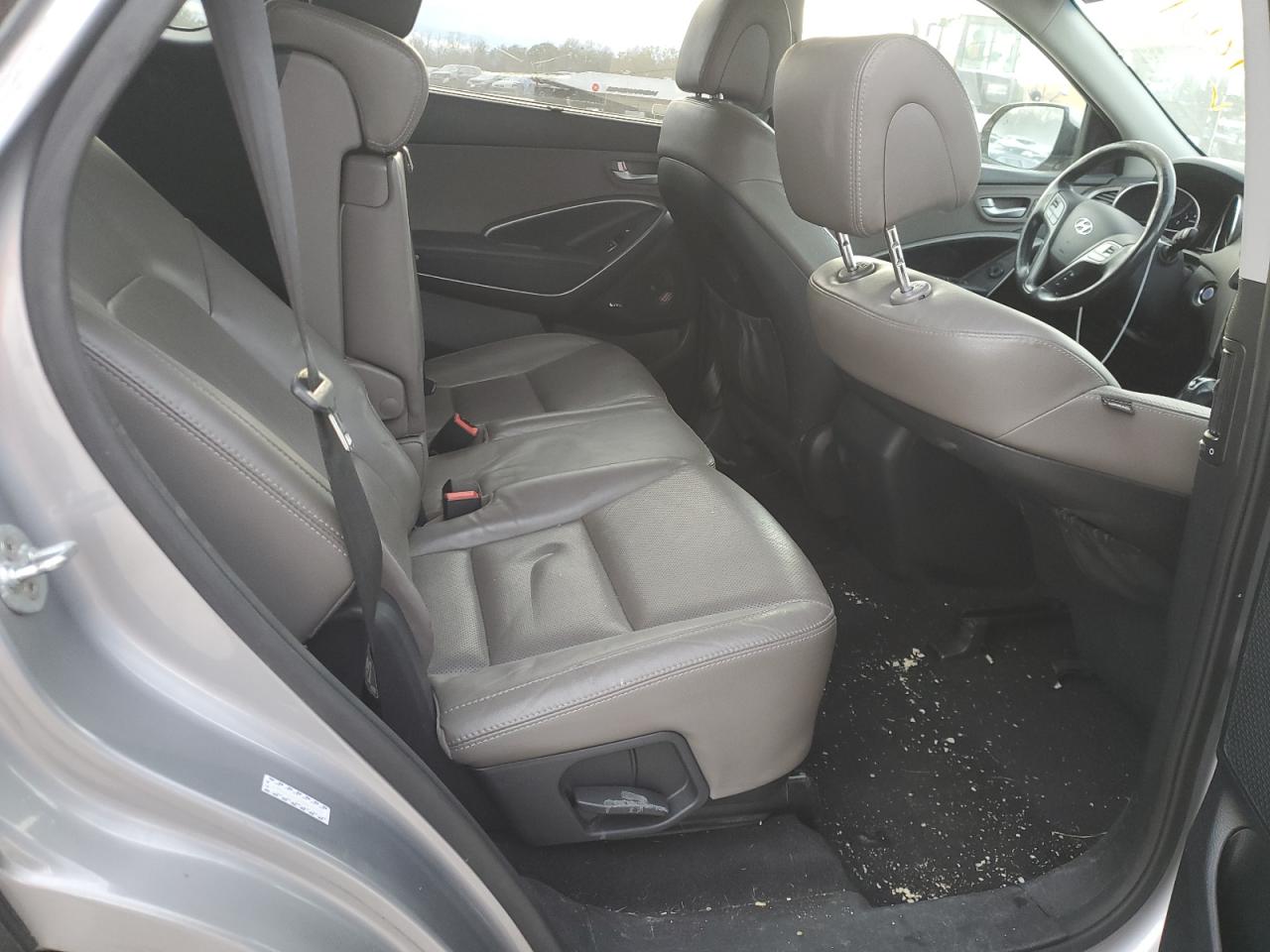 2017 Hyundai Santa Fe VIN KM8SR4HF5HU201181 Copart auction photo, front end / rear end damage thumbnail 11