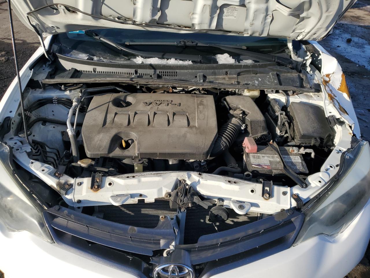 2016 Toyota Corolla VIN 2T1BURHE6GC696395 Copart auction photo, front end / minor dent/scratches damage thumbnail 11