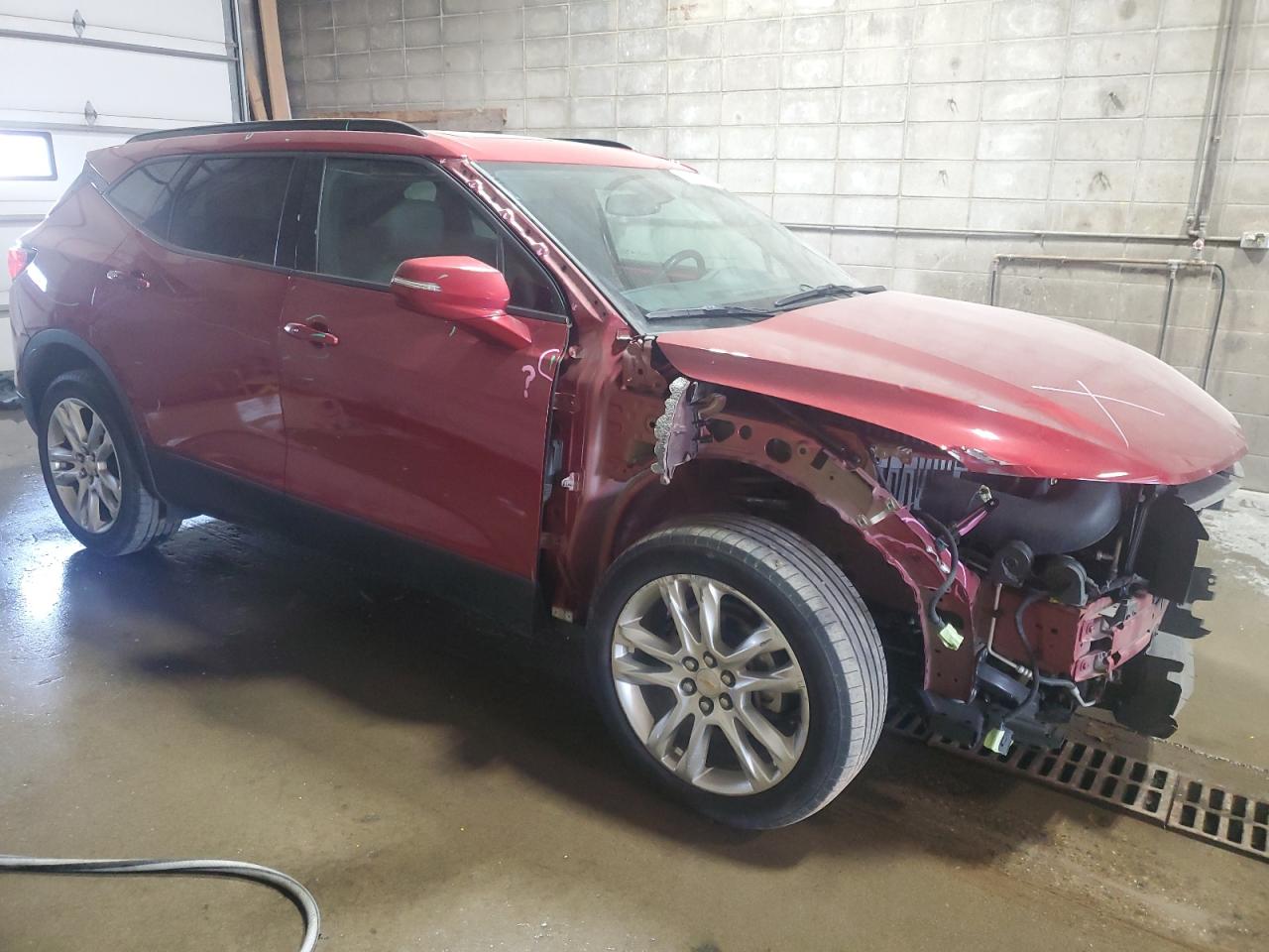 2019 Chevrolet Blazer VIN 3GNKBHRS0KS685108 Copart auction photo, front end damage thumbnail 4