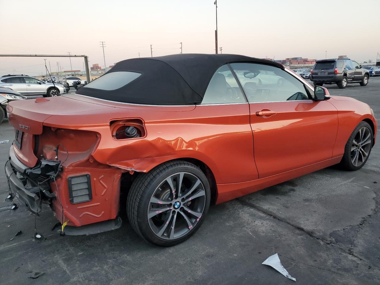 2017 BMW 2er VIN WBA2M9C33HV717575 Copart auction photo, rear end damage thumbnail 3