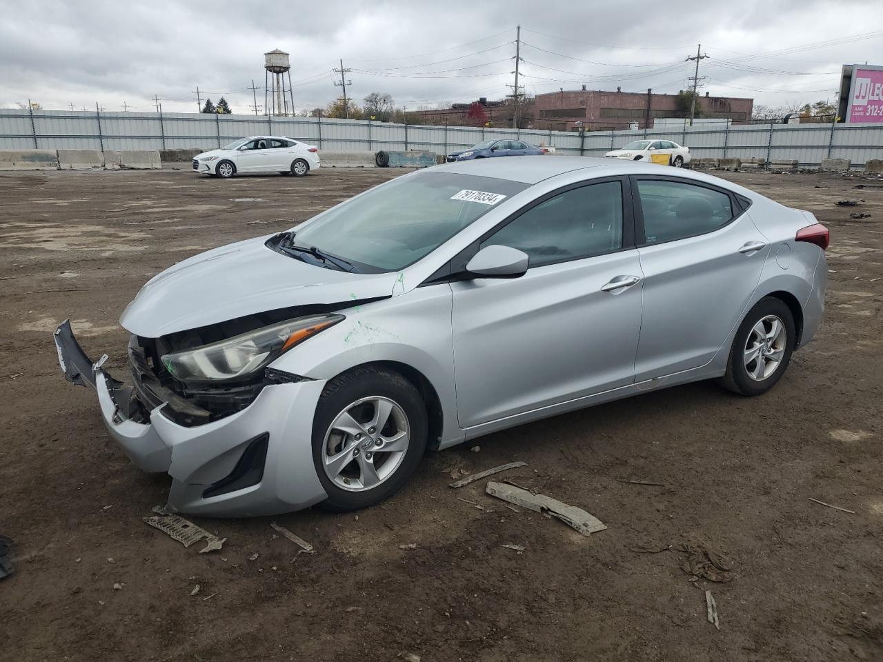2014 Hyundai Elantra VIN 5NPDH4AE7EH512313