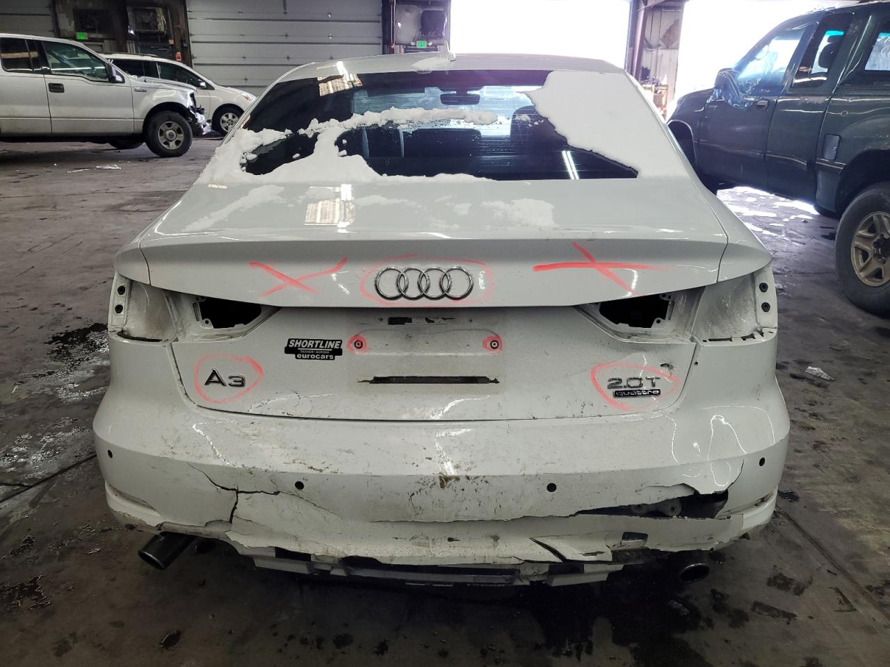 2016 Audi A3 VIN WAUE8GFF5G1042135 Copart auction photo, rear end damage thumbnail 6