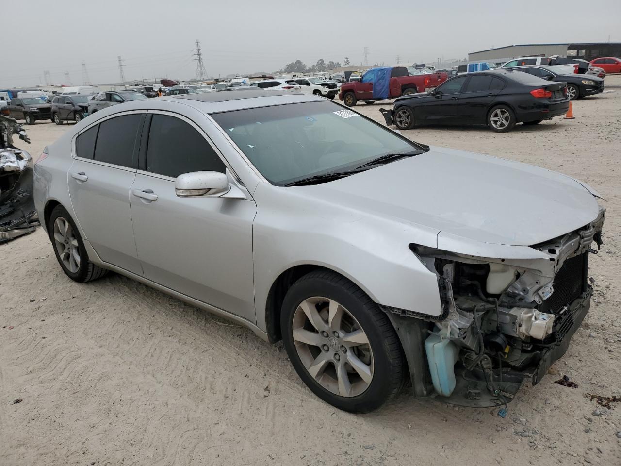 2012 Acura TL VIN 19UUA8F27CA011289 Copart auction photo, front end damage thumbnail 4