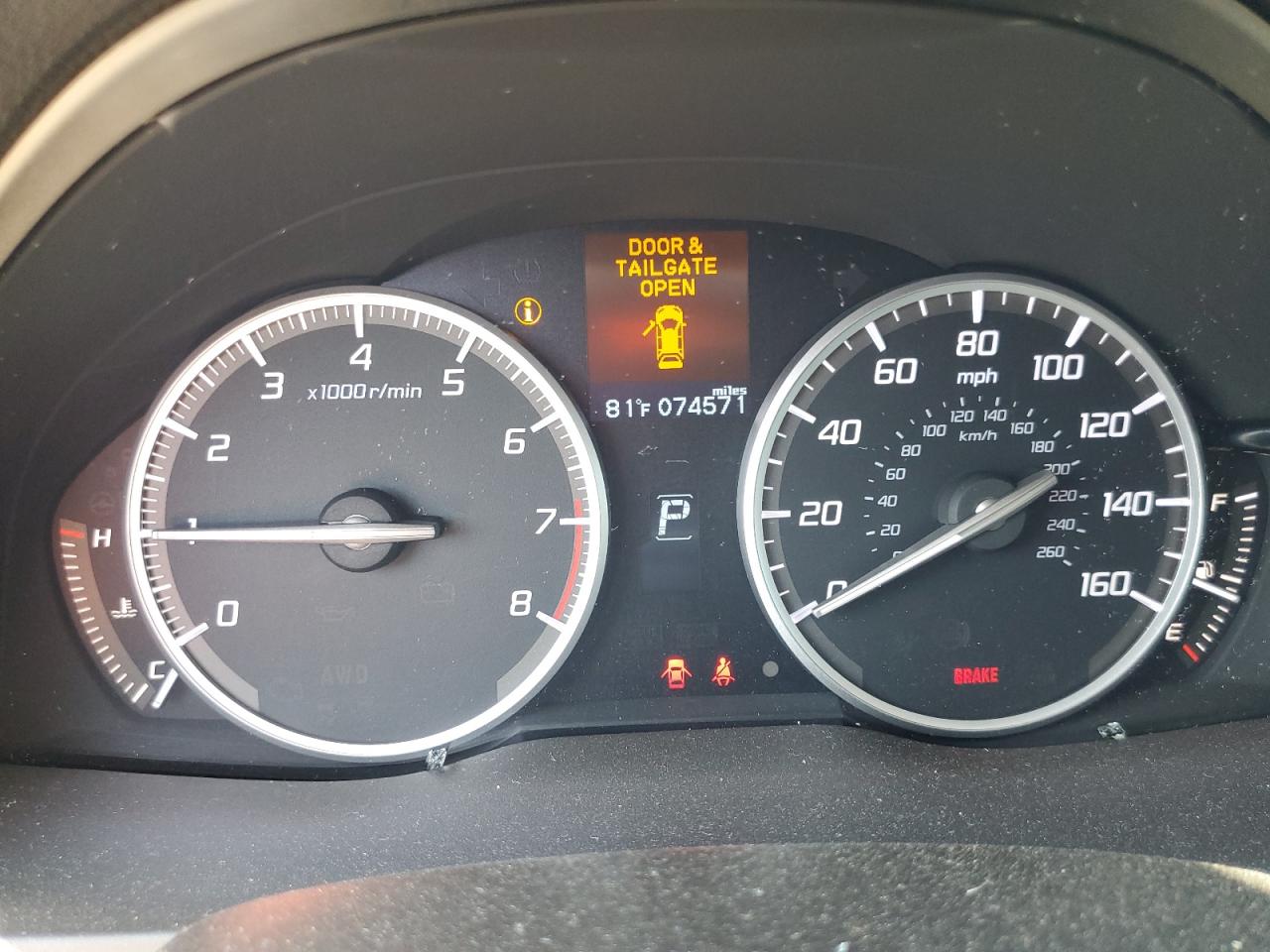 2018 Acura RDX VIN 5J8TB4H50JL009507 Copart auction photo, rear end / minor dent/scratches damage thumbnail 9