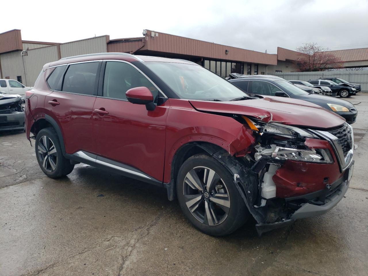 2021 Nissan Rogue VIN 5N1AT3CB7MC695832 Copart auction photo, rear end / front end damage thumbnail 4