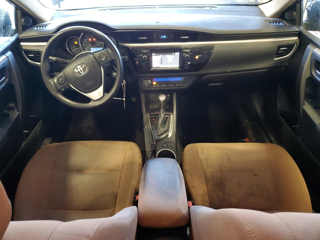 2014 Toyota Corolla VIN 2T1BURHE3EC048624 Copart auction photo, rear end / front end damage thumbnail 8