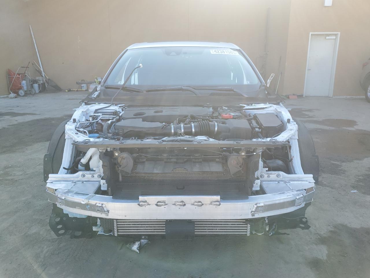 2022 Honda Accord VIN 1HGCV2F33NA016160 Copart auction photo, stripped damage thumbnail 5