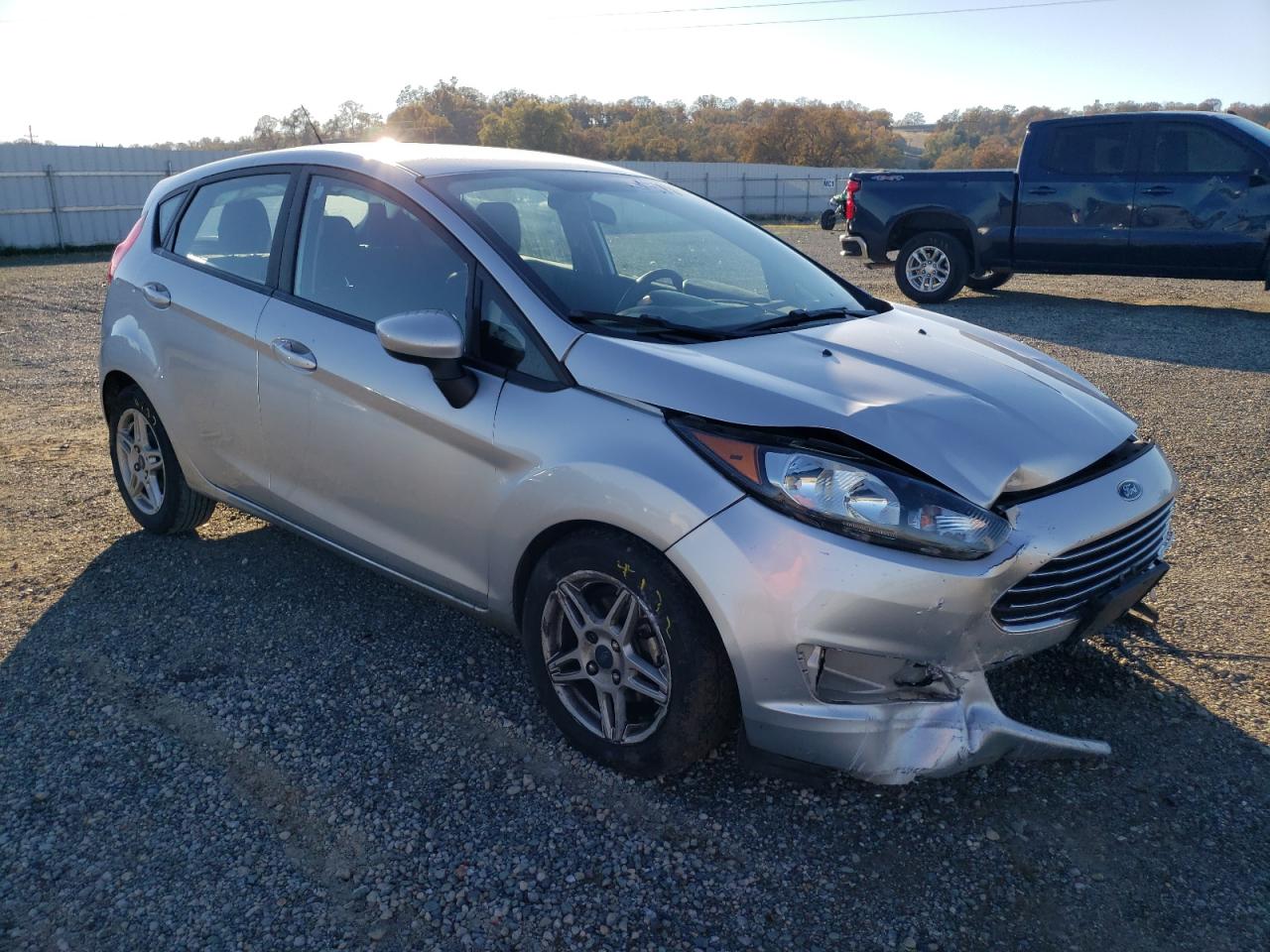 2019 Ford Fiesta VIN 3FADP4EJ4KM105183 Copart auction photo, front end damage thumbnail 4