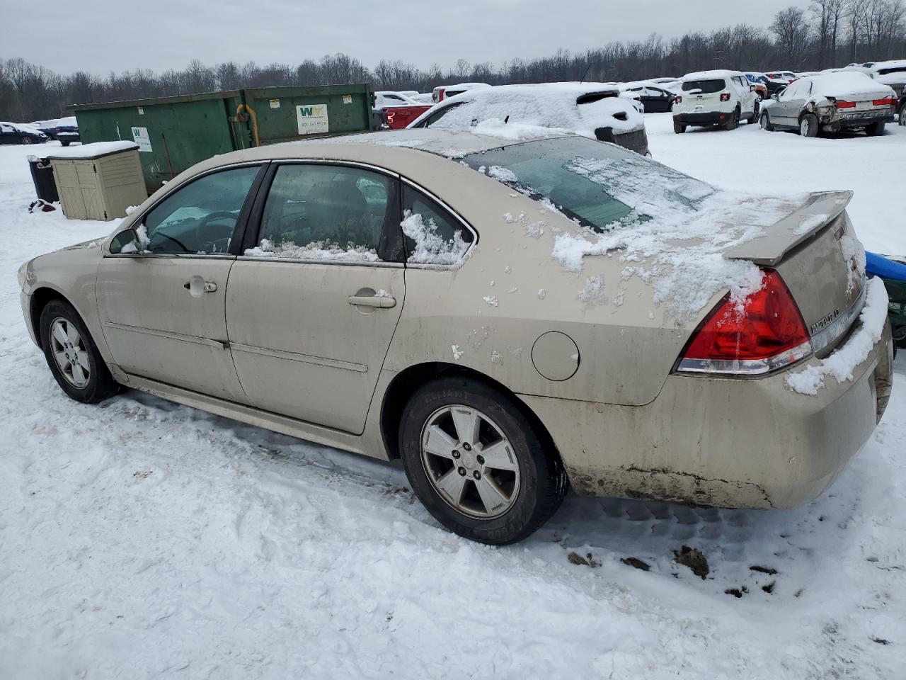 2010 Chevrolet Impala VIN 2G1WB5EK8A1140291 Copart auction photo, front end / side damage thumbnail 2