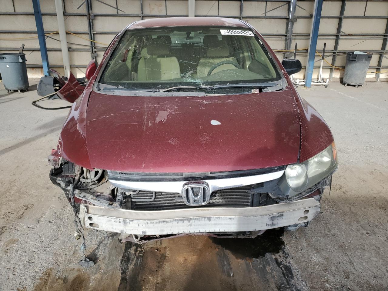 2007 Honda Civic VIN 1HGFA16507L000185 Copart auction photo, all over damage thumbnail 5
