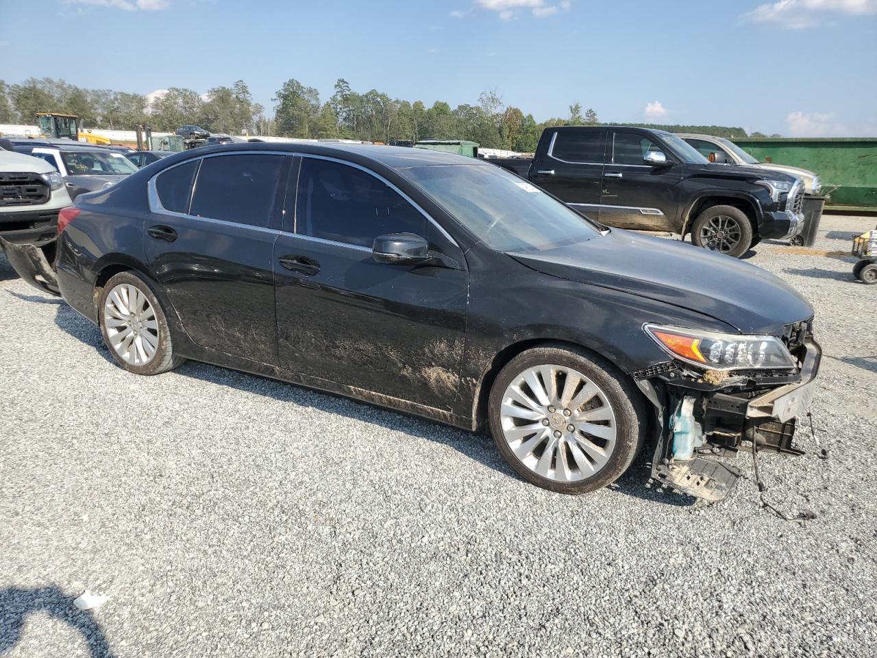 2014 Acura RLX VIN JH4KC1F92EC006088 Copart auction photo, water/flood / front end damage thumbnail 4