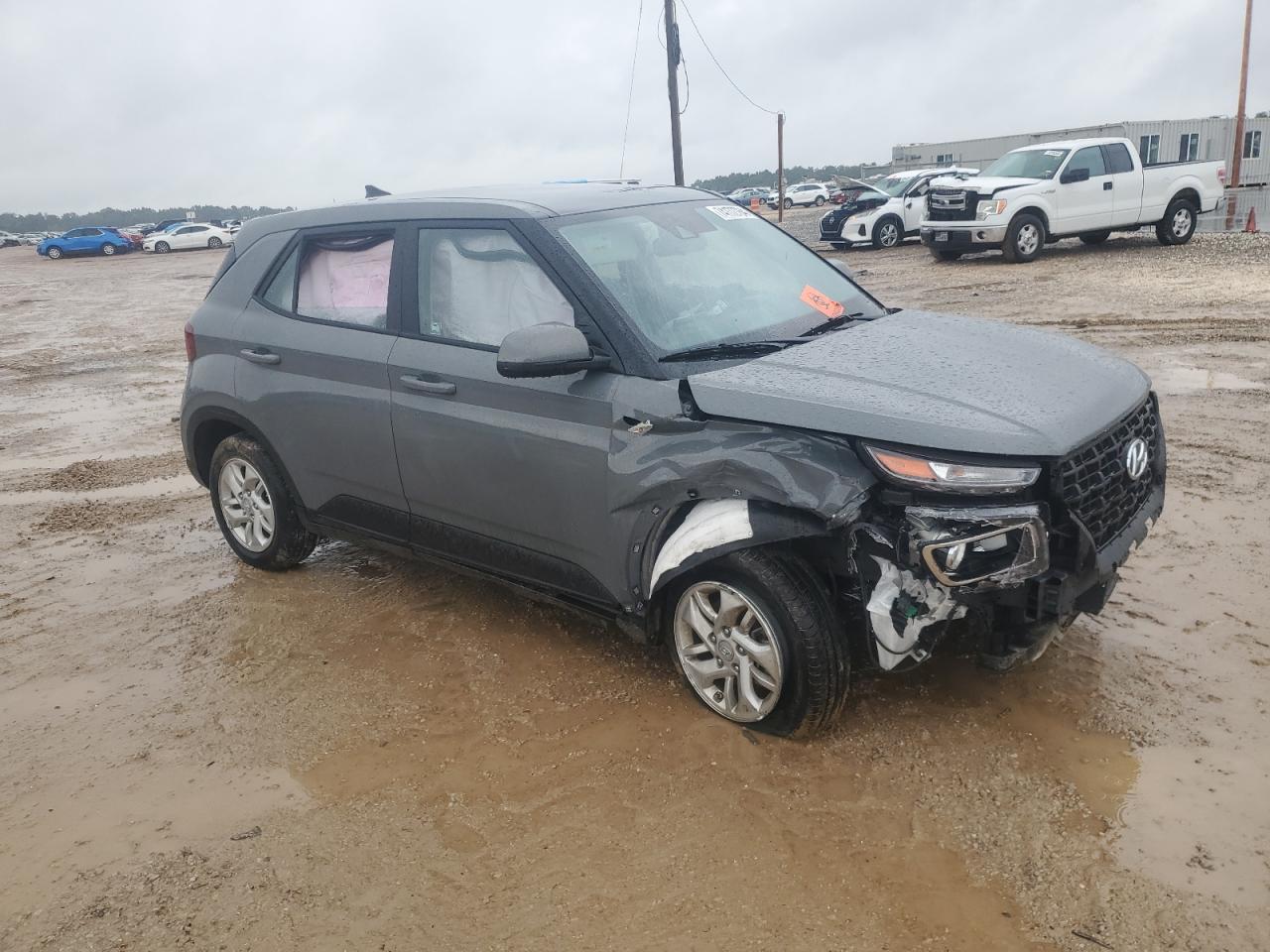 2021 Hyundai Venue VIN KMHRB8A32MU066407 Copart auction photo, front end / minor dent/scratches damage thumbnail 4